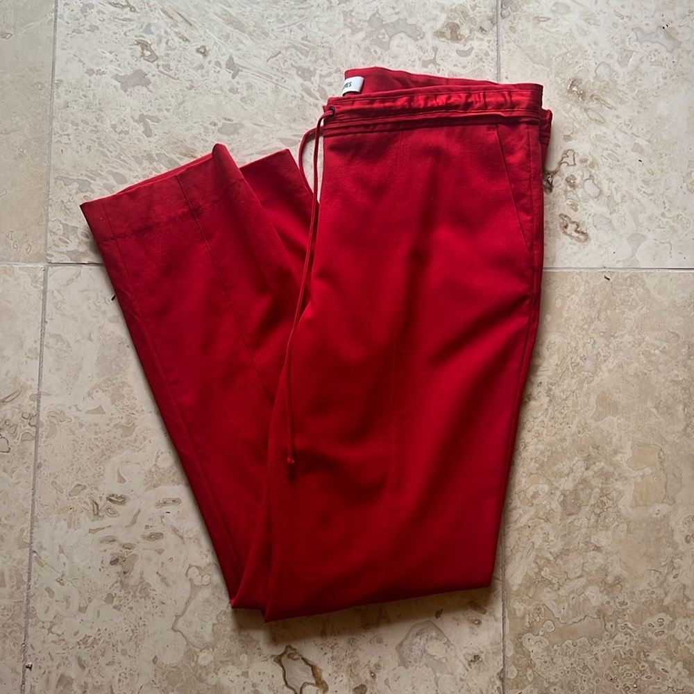 Elizabeth and James red wool blend pants size 10.‎